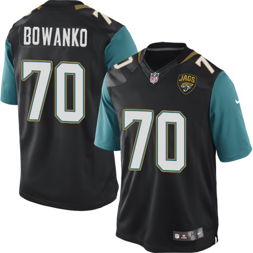 Youth Elite Luke Bowanko Nike Jersey Black Alternate - #70 NFL Jacksonville Jaguars